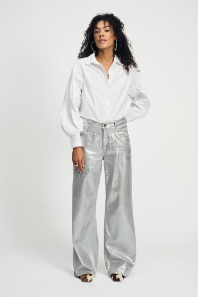Pom flared broek