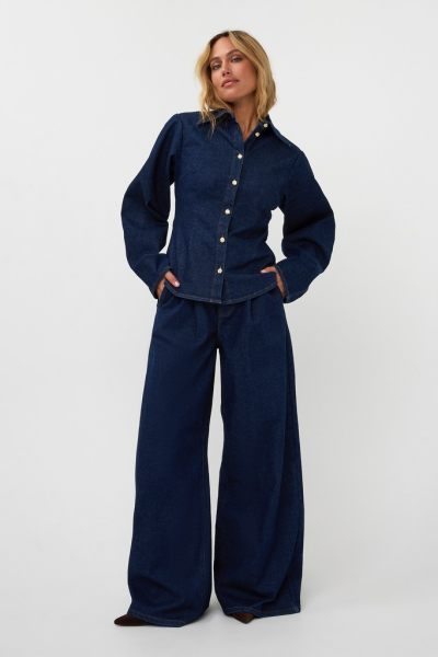 Amaya Amsterdam blouse Loui blouse denim-400 4