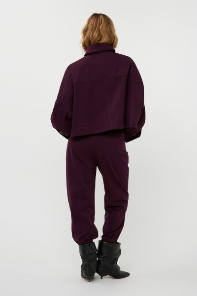 Amaya Amsterdam broek Vivienne Pants - Aubergine-604 5