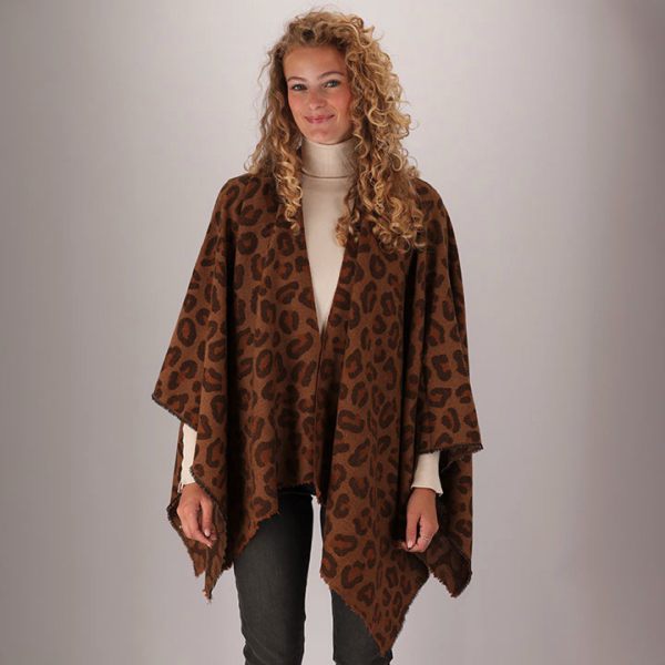 Sarlini poncho  000433-00022-multi sand 2