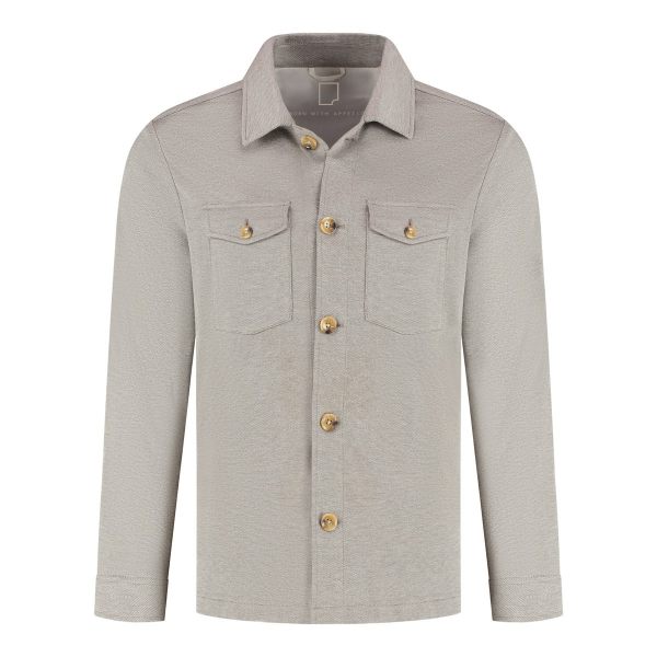 Born with Appetite overshirt  BWA26114DU89-Pebble 2