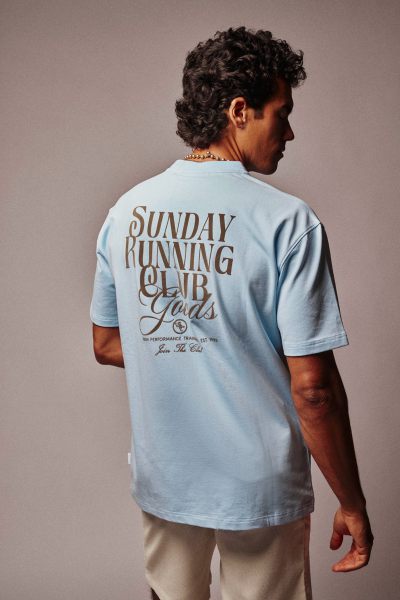 Supply & Co t-shirt  SCO26118AB04-Light Blue 3