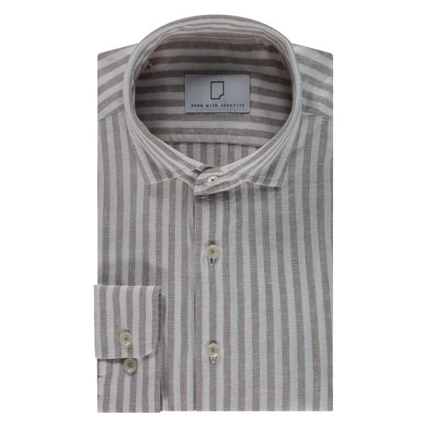 Born with Appetite overshirt  BWA26107AV02-Tabacco
