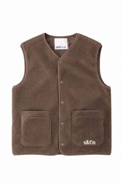 Supply & Co bodywarmer  SCO26316FL69-Tabacco