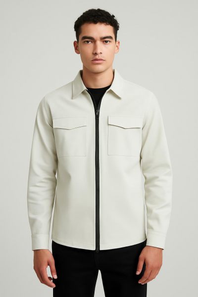 Born with Appetite overshirt  BWA26114BO10-Light Grey