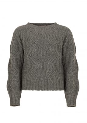 Freebird trui  Kathleen Kn-Lurex-Cable-25-3-2080