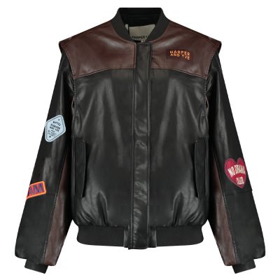 Harper & Yve leren jas  AW25P203-1265