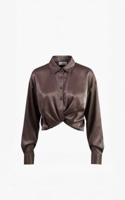 Aimee the Label blouse  GreeceW6 Blouse-brown