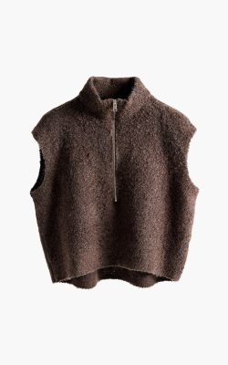 Aimee the Label gilet  LoiraW6 Waistcoat-brown/marine melange