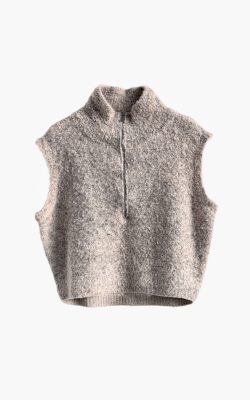 Aimee the Label gilet  LoiraW6 Waistcoat-sand melange 5