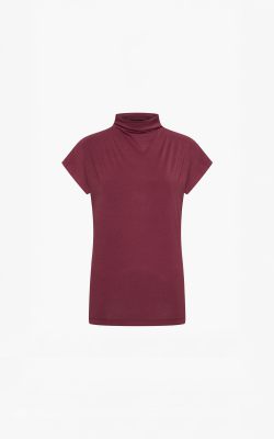 Aimee the Label top  MandyW6 Top-burgundy