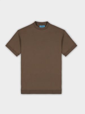 Club24 basic  freedom fit tee-club mocha
