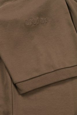 Club24 basic  freedom fit tee-club mocha 4