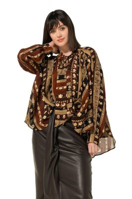 caroline biss blouse 4639-39 multi 5
