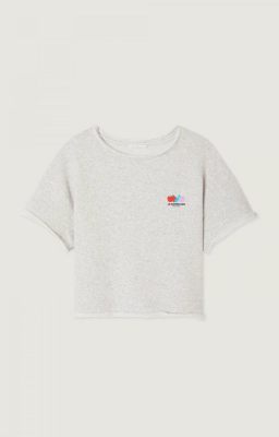 American Vintage t-shirt  atu02a-artique chine