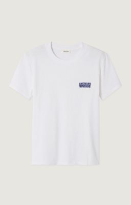 American Vintage t-shirt  yko02c-blanc