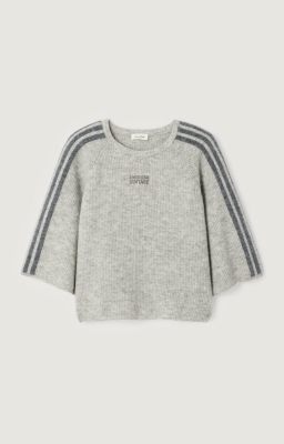 American Vintage trui  vito18N-clair chine