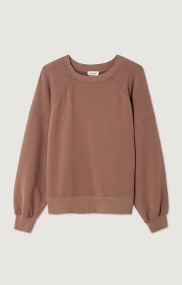 American Vintage sweater  atu03b-chocolate