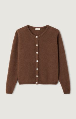 American Vintage vest  vito19e-chocolat chine