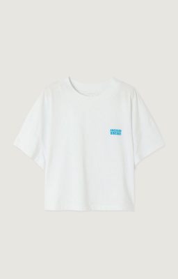 American Vintage t-shirt  gix02b-blanc