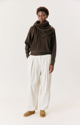American Vintage trui oui18a-choco chine 7