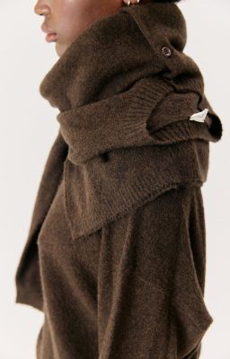 American Vintage trui oui18a-choco chine 9