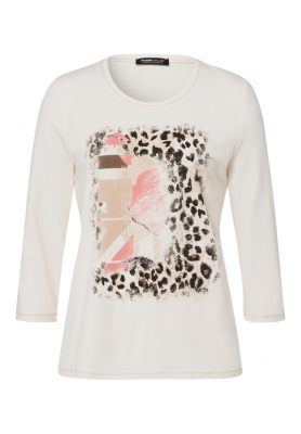 Frankwalder t-shirt lange mouw  W52309451-611907