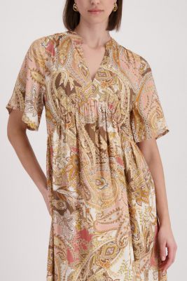 Monari jurk korte mouw  410558-525