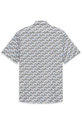 Bugatti overhemd korte mouw  18332E 9450-320