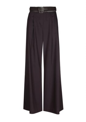 caroline biss broek  4551-53 eggplant