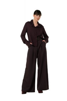 caroline biss broek 4551-53 eggplant 4