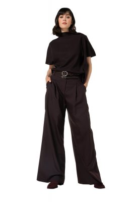 caroline biss broek 4551-53 eggplant 5