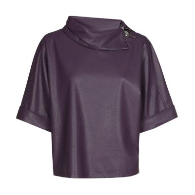 caroline biss blouse  4609-45 purple