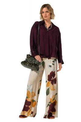 caroline biss blouse 4621/45 plum 3