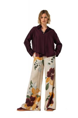 caroline biss blouse 4621/45 plum 5