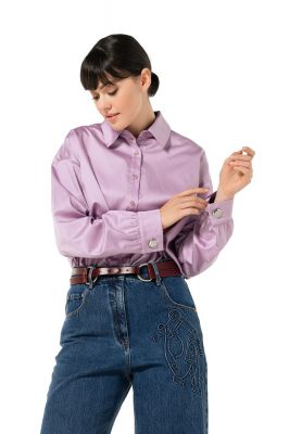 caroline biss blouse 4653-41 light violet 12