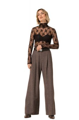 caroline biss t-shirt  4941-32 cacao 3