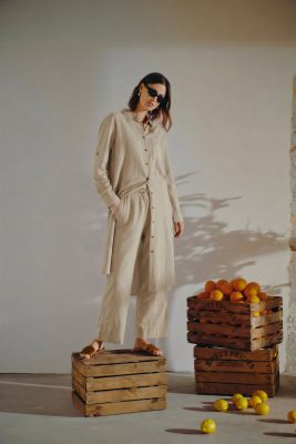 Freequent jurk 126527-sand melange 7