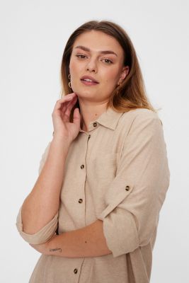 Freequent jurk 126527-sand melange 12