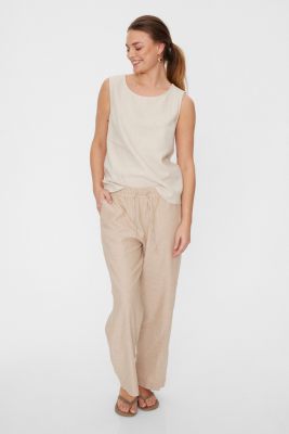 Freequent broek 127405-sand melange 7