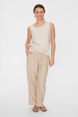 Freequent broek 127405-sand melange 9