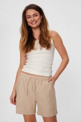Freequent korte broek 122503-sand melange 2