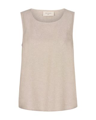 Freequent top  124867-sand melange