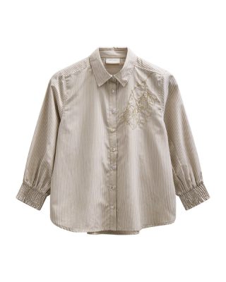 Freequent blouse  207661-silver mink