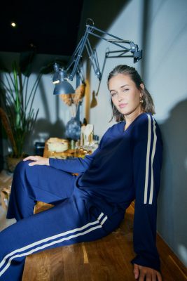 Freequent broek 207444-navy blazer 9