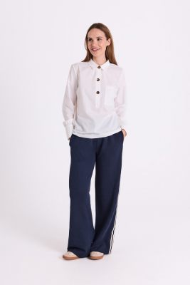Freequent broek 207444-navy blazer 10