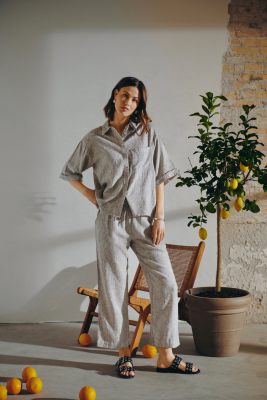 Freequent blouse 208018-coffee bean 20