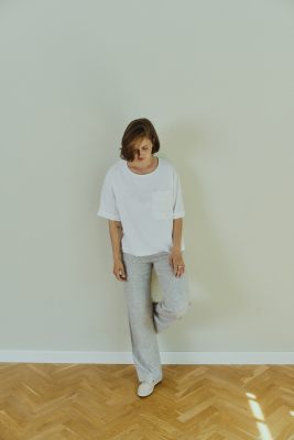 Freequent broek  204305-coffe bean 6