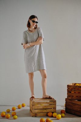 Freequent jurk 206288-coffee bean 8