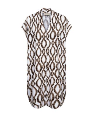 Freequent jurk  208036-br white coffee bean 1